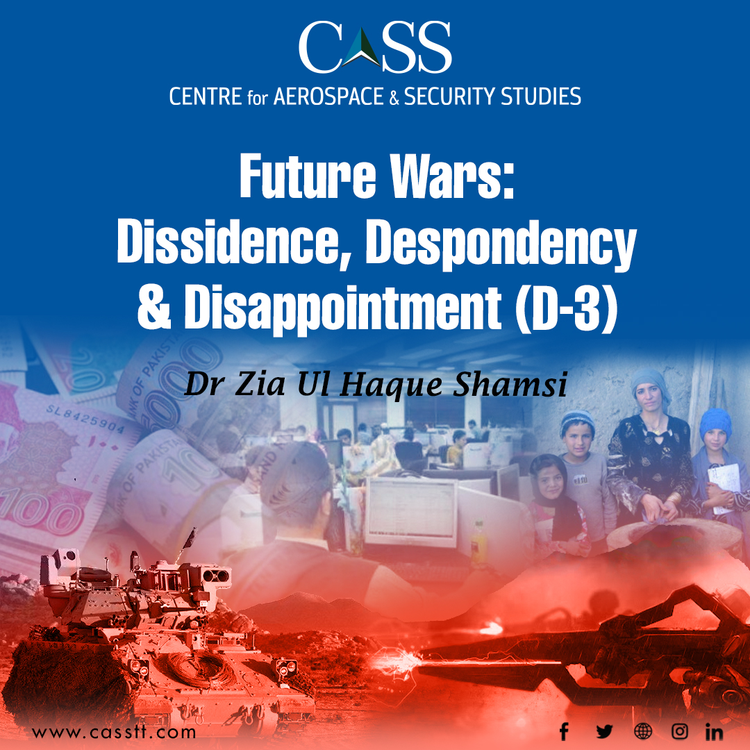 Read more about the article Future Wars: Dissidence, Despondency & Disappointment (D-3)