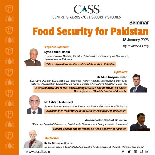Seminar- Food Security for pakistan