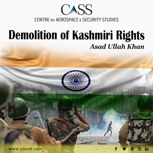 Demolition of Kashmiri Rights