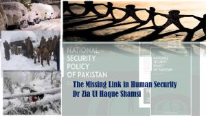 Read more about the article The Missing Link in Human Security