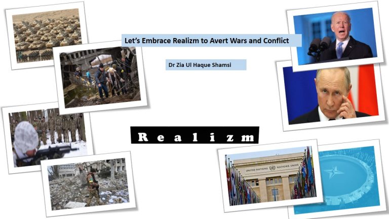Read more about the article Let’s Embrace Realizm to Avert Wars and Conflict