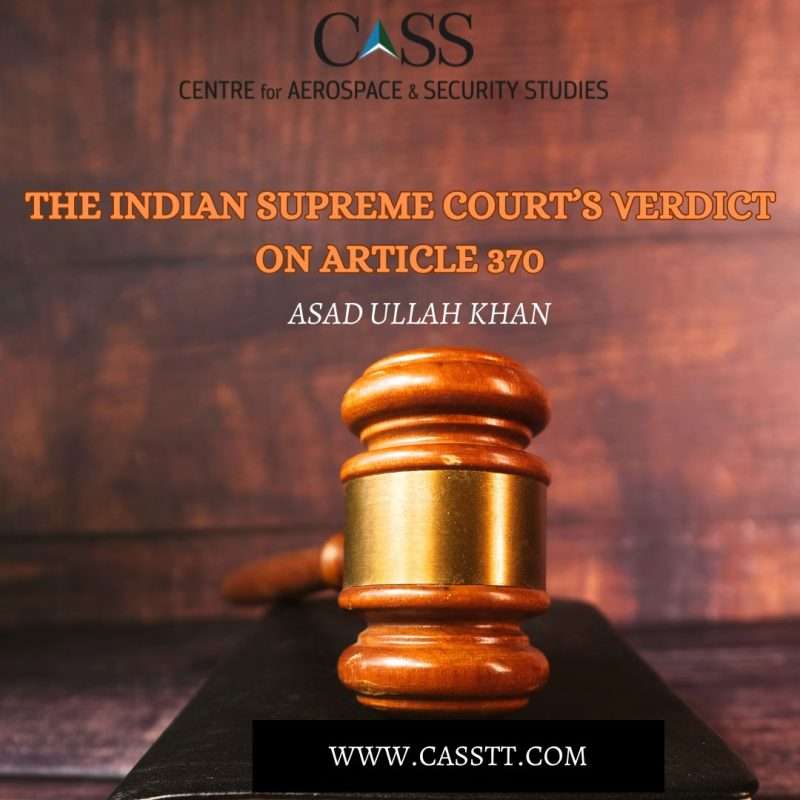 The Indian Supreme Court’s Verdict and Jammu & Kashmir’s Special Status
