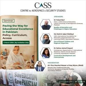 Read more about the article Paving the Way for Educational Excellence in Pakistan: Policy, Curriculum, Access