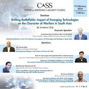 Read more about the article Shifting Battlefields: Impact of Emerging Technologies on the Character of Warfare in South Asia
