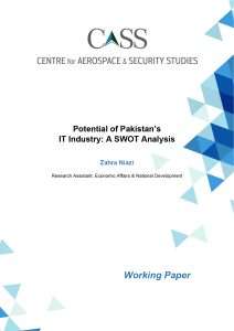 Read more about the article Potential of Pakistan’s IT Industry: A SWOT Analysis
