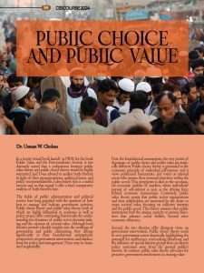 Read more about the article Public Choice and Public Value