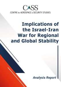 Read more about the article Implications of the Israel-IranWar for Regional and GlobalStability
