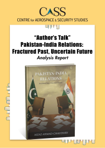 Read more about the article Pakistan–India Relation: Fractured Past, Uncertain Future