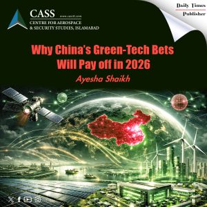 Read more about the article Why China’s Green-Tech Bets Will Pay off in 2026