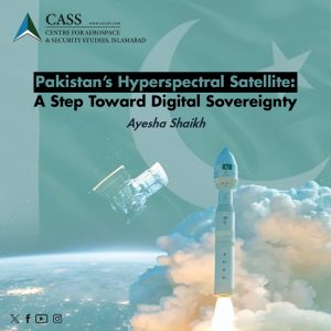 Read more about the article Pakistan’s Hyperspectral Satellite: A Step Toward Digital Sovereignty